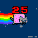 25 Nyan — pixel-art emoji for Slack & Discord