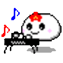 Kao Piano — cartoon emoji for Slack & Discord