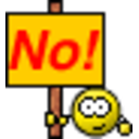 No Picket Sign — no emoji for Slack & Discord