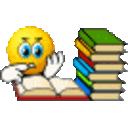 Read Books — cartoon emoji for Slack & Discord