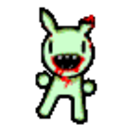 Zombie Rabbit — cartoon emoji for Slack & Discord