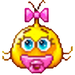 Baby Girl 2 — cartoon emoji for Slack & Discord (Discord)