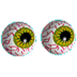 Bloodshot Eyes — cartoon emoji for Slack & Discord (Discord)
