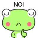 No Frog — cartoon emoji for Slack & Discord