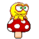 Mushroom 3 — cartoon emoji for Slack & Discord