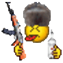 Russian Soldier — cartoon emoji for Slack & Discord
