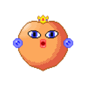 Peach Princess — cartoon emoji for Slack & Discord