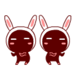 Rabbit Twins — cartoon emoji for Slack & Discord (Discord)