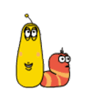 Caterpillars — cartoon emoji for Slack & Discord