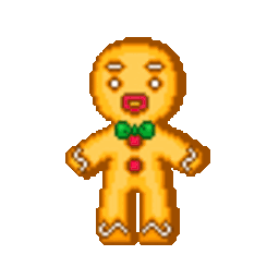 Gingerbread Man 2 — cute emoji for Slack & Discord (Discord)