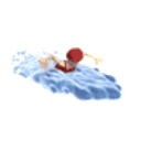 Swim 2 — cartoon emoji for Slack & Discord