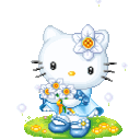 Hellokitty Flowers — cute emoji for Slack & Discord