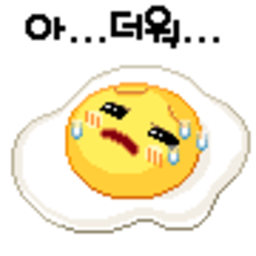 Fried Egg 2 — cartoon emoji for Slack & Discord (Discord)