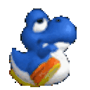 Bluebabyyoshi — cartoon emoji for Slack & Discord