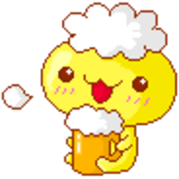 Drinking Beer — cartoon emoji for Slack & Discord (Discord)