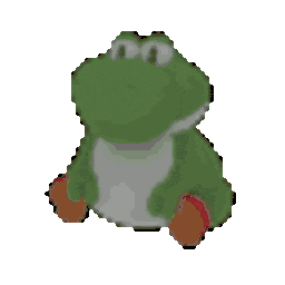 Yoshi Rotate — cartoon emoji for Slack & Discord (Discord)