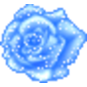Rose Blue — flower emoji for Slack & Discord