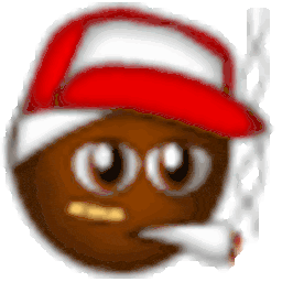 Smoking Rapper — cartoon emoji for Slack & Discord (Discord)