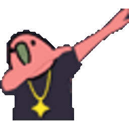 Dab Parrot — cartoon emoji for Slack & Discord (Discord)