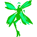 Green Fairy 2 — cartoon emoji for Slack & Discord