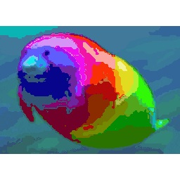 Rainbow Manatee — animal emoji for Slack & Discord (Discord)