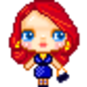 Lady — cartoon emoji for Slack & Discord