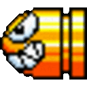 Bouncing Bullet Bill — animated emoji for Slack & Discord
