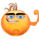 Muscle Flexing — cartoon emoji for Slack & Discord