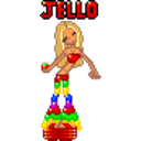 Jello Girl — cartoon emoji for Slack & Discord