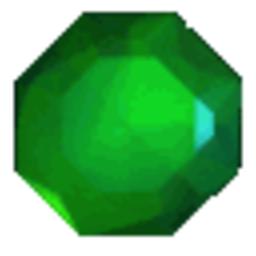 Emerald Spin 2 — gemstone emoji for Slack & Discord (Discord)