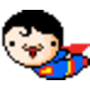 Superman 4 — cartoon emoji for Slack & Discord