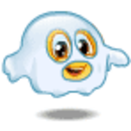 Ghost Costume — cartoon emoji for Slack & Discord (Discord)
