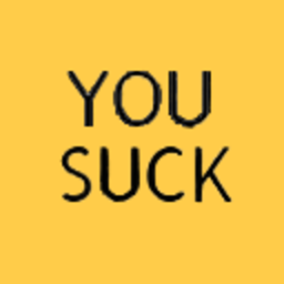 Yousuck — text emoji for Slack & Discord (Discord)
