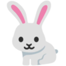 Google Rabbit Blob — cute emoji for Slack & Discord (Discord)
