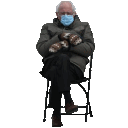 Mittens Bernie — meme emoji for Slack & Discord