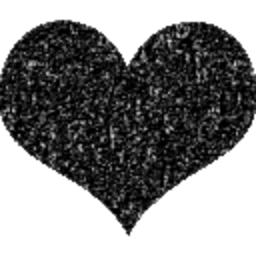 Blackglitterheart — love emoji for Slack & Discord (Discord)