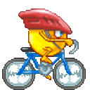 Biking 2 — cartoon emoji for Slack & Discord