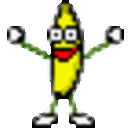Banana Shake — cartoon emoji for Slack & Discord