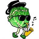 Jazz Cabbage — cartoon emoji for Slack & Discord