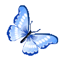 Blue Butterfly — cartoon emoji for Slack & Discord