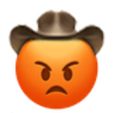 Enraged Cowboy — angry emoji for Slack & Discord