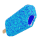 Popsicle Blue 2 — food emoji for Slack & Discord