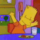 Bart Dancing — cartoon emoji for Slack & Discord
