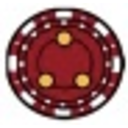 Poker Chip — casino emoji for Slack & Discord