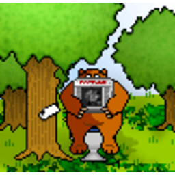 Bear Toilet — bear emoji for Slack & Discord (Discord)