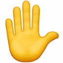 Hand Raised Inclusive — hand-gesture emoji for Slack & Discord