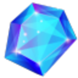 Blue Gem 3 — blue emoji for Slack & Discord (Discord)