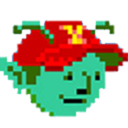 Yahoo Games Alien — cartoon emoji for Slack & Discord (Discord)