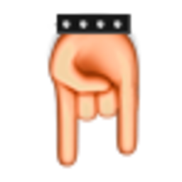 Not Metal — rock-on emoji for Slack & Discord (Discord)