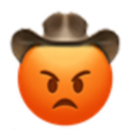Enraged Cowboy — angry emoji for Slack & Discord (Discord)